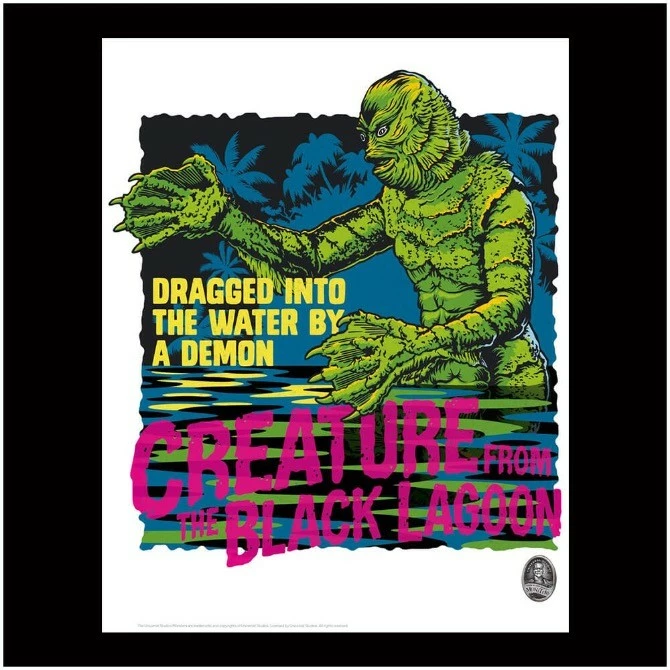 FANATTIK Limited Edition Universal Monsters Print Creature From The Black Lagoon