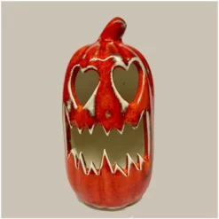 Bloody Valentine Mini Pumpkin Scary Black Star Ceramics