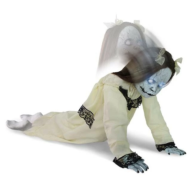 Tekky Toys Crawling Possessed Girl Animated Prop - Image 2