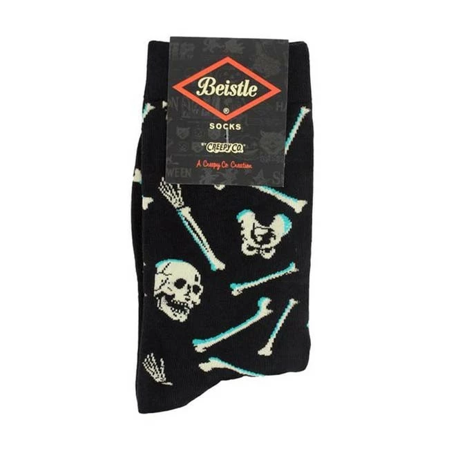 Creepy Co. BeistleĀ® Skeleton & Bones Socks - Image 3