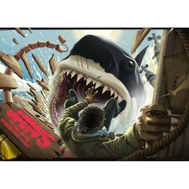FANATTIK JAWS Limited Edition Print The Head, The Tail, The Whole Damn Thing