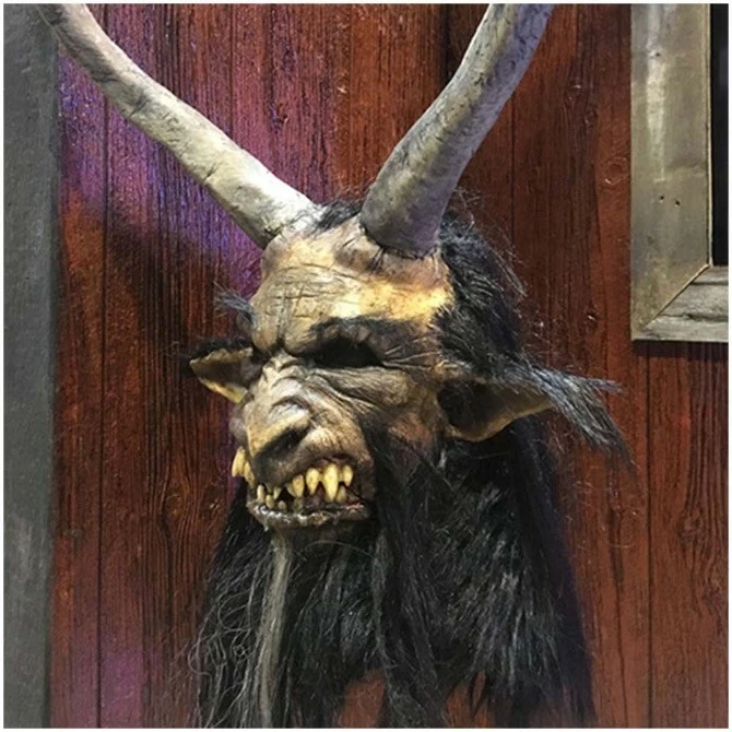 Pumpkin Pulp Krampus Mask