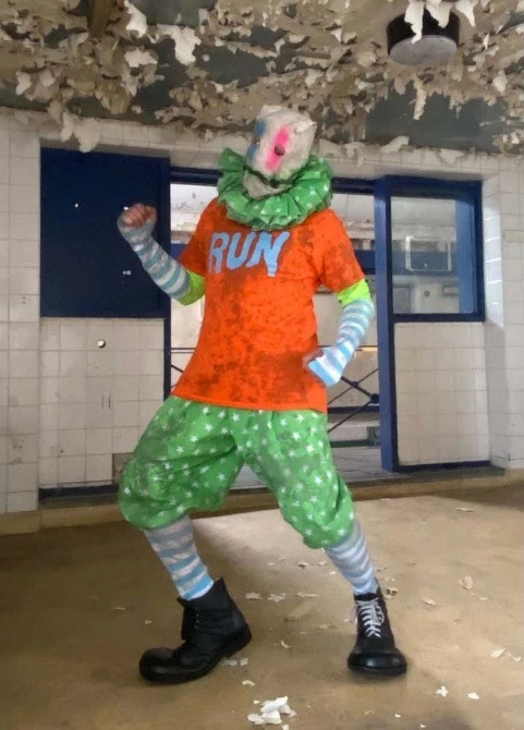 Mad About Horror Spiral Clown Costume RUN - Image 3