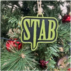 Burkbench Designs Christmas Tree Ornament Stab