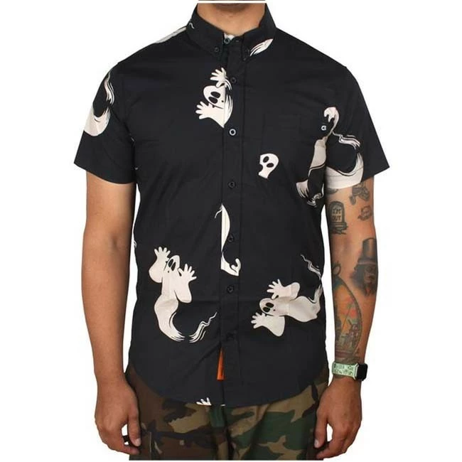 Creepy Co. Beistle Afraid Of The Dark Button Up Shirt *SALE* - Image 3