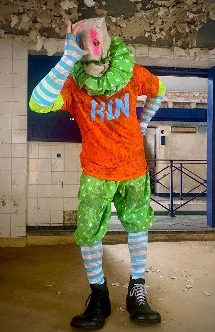 Mad About Horror Spiral Clown Costume RUN - Image 4