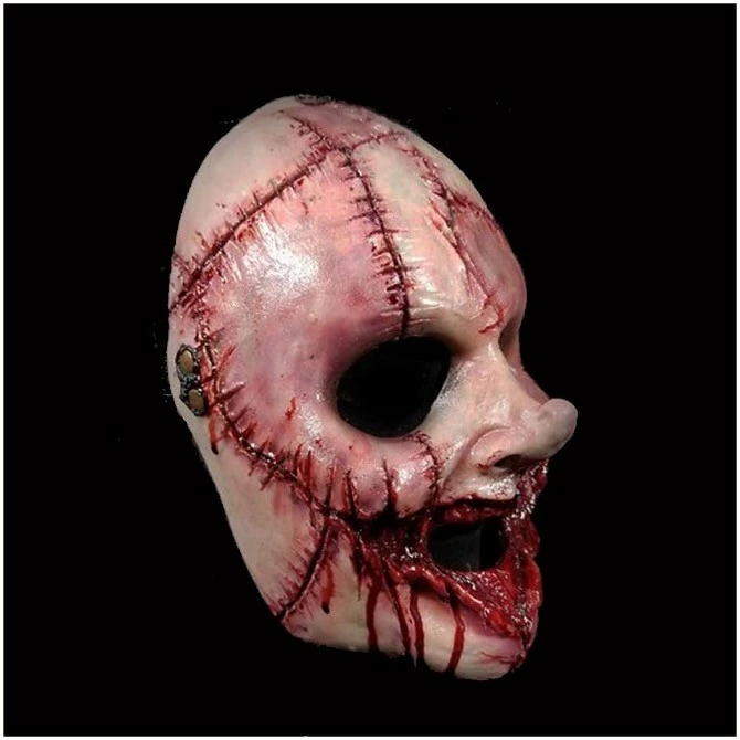 Mad About Horror Stitched Flesh Female Mask - Image 3