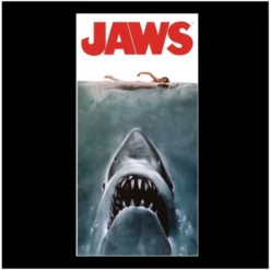 Factory Entertainment Jaws Poster Beach / Bath Towel