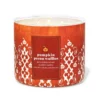 Bath & Body Works 3 Wick Candle Pumpkin Pecan Waffles