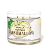 Bath & Body Works 3 Wick Candle Vanilla Pumpkin Marshmallow