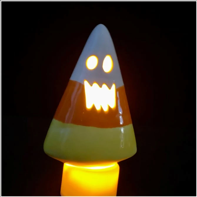 Ceramic Mini Candy Corn Mini Angry Black Star Ceramics - Image 2