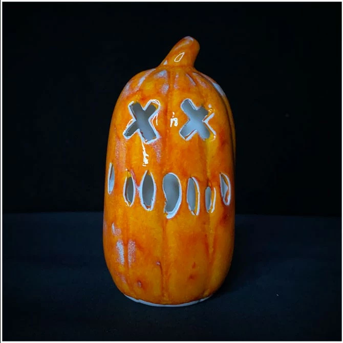 Mini Pumpkin Samhain Black Star Ceramics