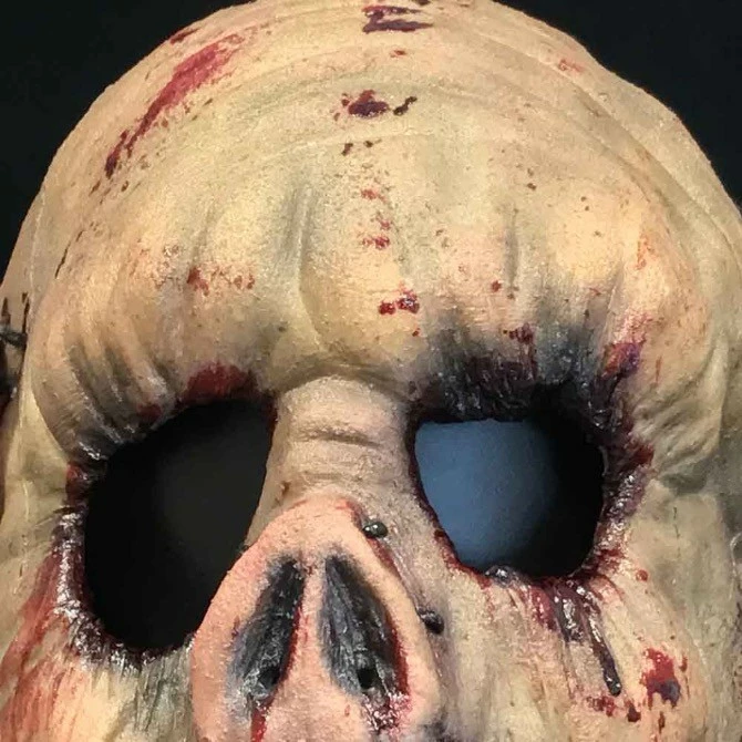 Mad About Horror Ham Man Latex Mask - Image 5