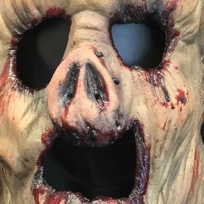Mad About Horror Ham Man Latex Mask - Image 6