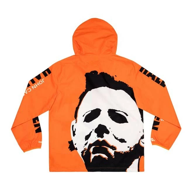 Other Chalk Line Halloween Orange Retro Anorak Jacket - Image 2