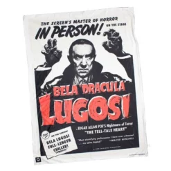 Creepy Co. Bela Lugosiâ„¢ Dracula Throw Blanket