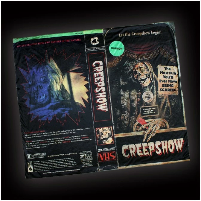 Creepy Co. Creepshow VHS Blanket