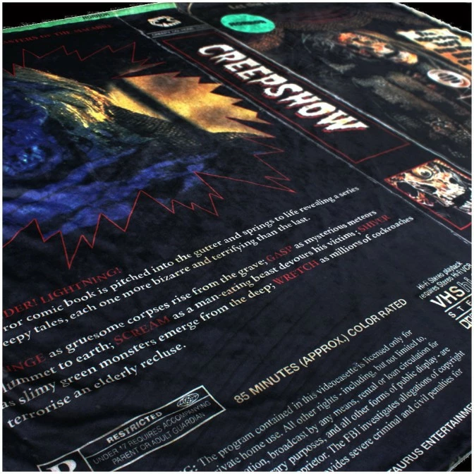 Creepy Co. Creepshow VHS Blanket - Image 3