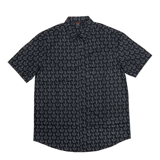 Creepy Co. BeistleĀ® Devil Bat Button Up Shirt *SALE*