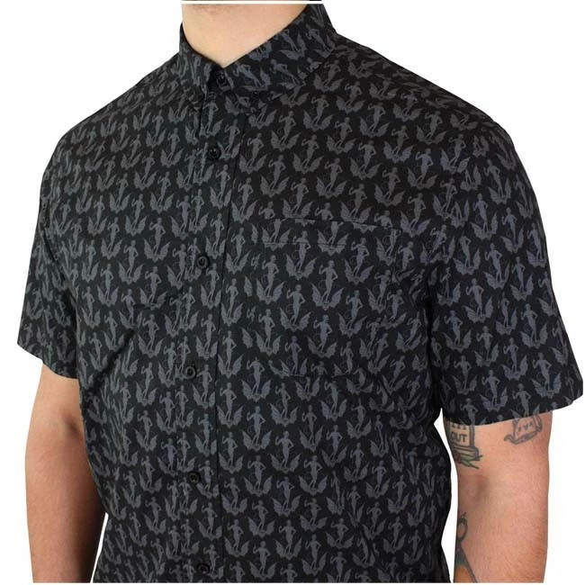 Creepy Co. BeistleĀ® Devil Bat Button Up Shirt *SALE* - Image 3