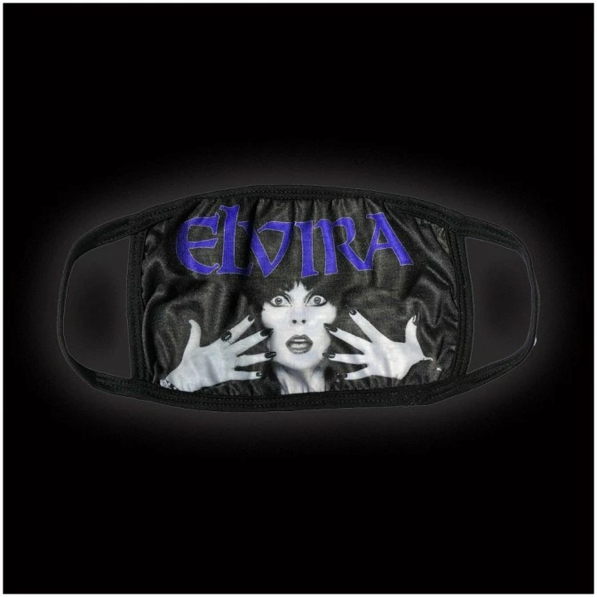 Kreepsville 666 Elvira Classic Purple Logo Face Mask *50% OFF*