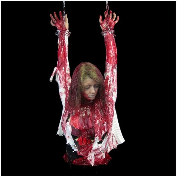 Ghost Ride Productions Hanging Upper Torso Rena, Bloody
