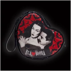 Kreepsville 666 Bela Loves Vampira Mini Heart Handbag