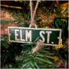 Burkbench Designs Christmas Tree Ornament A Nightmare On Elm Street, Street Sign