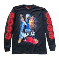 Pallbearer Press Maniac Poster Long Sleeve Shirt