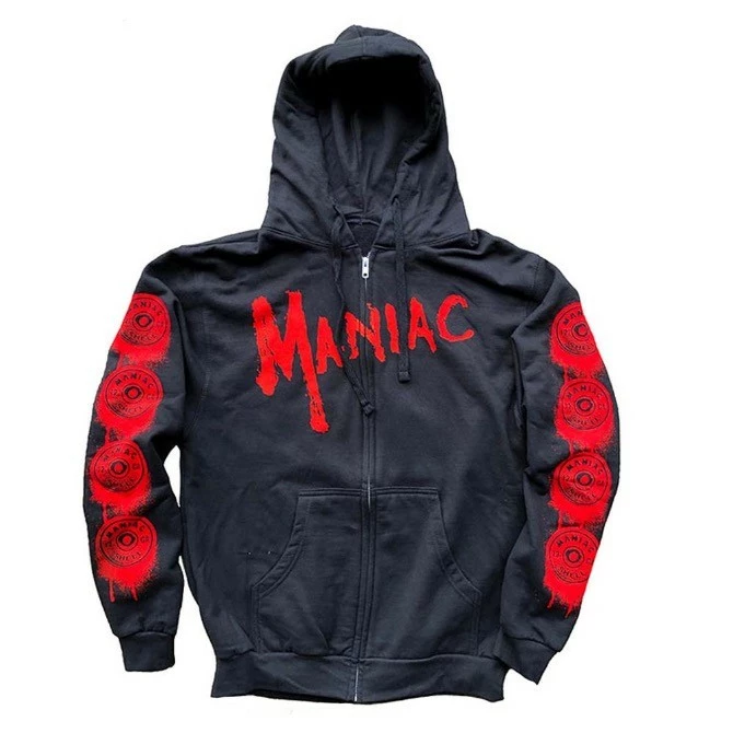 Pallbearer Press Maniac Poster Zip Hoodie - Image 2