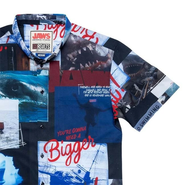 Other RSVLTS JAWS 'The Beach Is Closed' Short Sleeve Shirt - Image 2