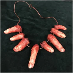 Mad About Horror Silicone Severed Finger Necklace