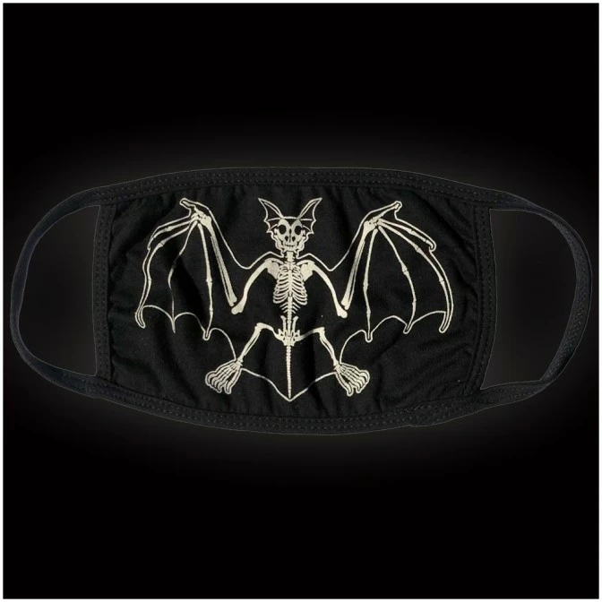 Kreepsville 666 Skelli Bat Face Mask *50% OFF*