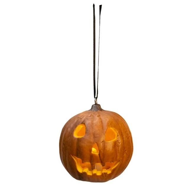 TRICK OR TREAT STUDIOS Holiday Horrors Halloween Light Up Pumpkin Ornament