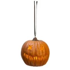 TRICK OR TREAT STUDIOS Holiday Horrors Trick R Treat Light Up Pumpkin Ornament